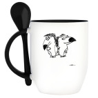 Кружка с ложкой