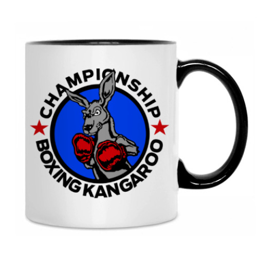 Кружка с принтом Boxing gym championship