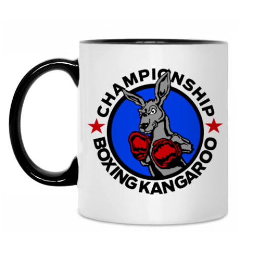 Кружка с принтом Boxing gym championship