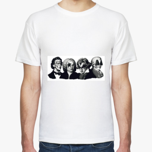 Футболка с принтом KISS