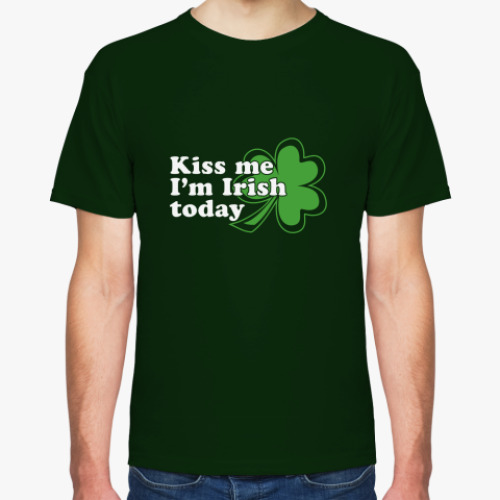 Футболка с принтом Kiss me