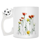 Кружка с футбольным мячиком