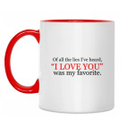 I love you