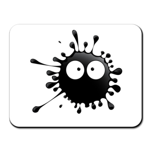 Коврик для мыши с принтом Клякса