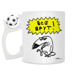 Кружка с футбольным мячиком