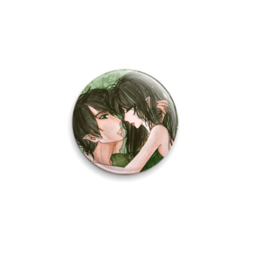 Значок 25мм с принтом Близость