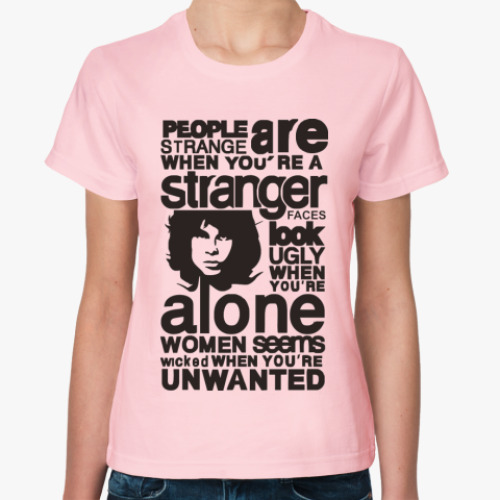 Женская футболка с принтом  doors