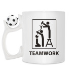Кружка с футбольным мячиком