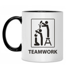 Кружка двухцветная