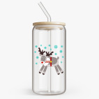 Банка с бамбуковой крышкой