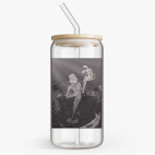 Банка с бамбуковой крышкой