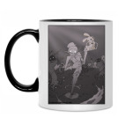 Кружка двухцветная