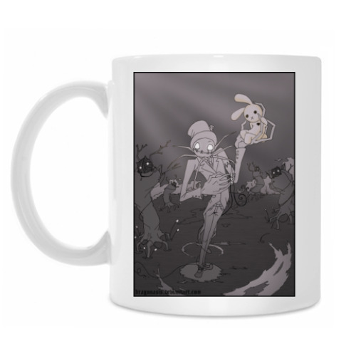 Кружка с принтом Джек и кролик