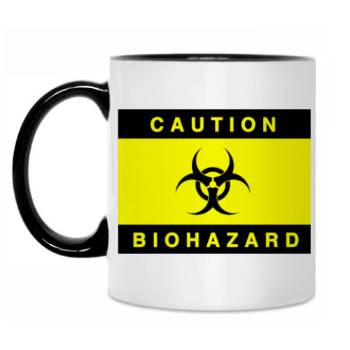 Кружка с принтом Biohazard