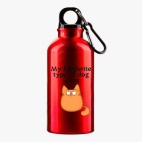 Металлическая бутылка 400 мл UV-DTF