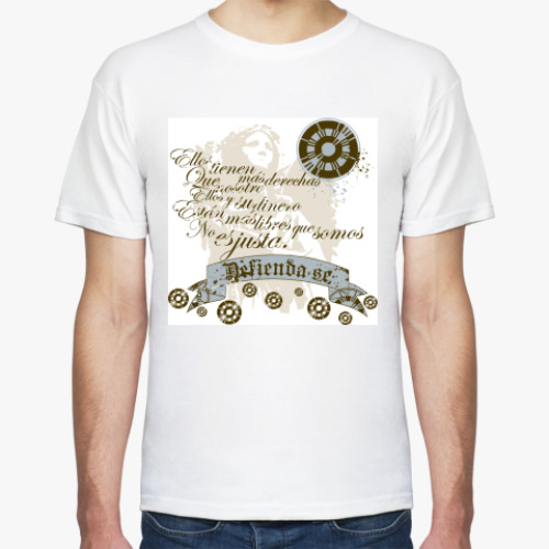 Футболка с принтом defienda