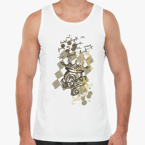 Майка с принтом Дизайн