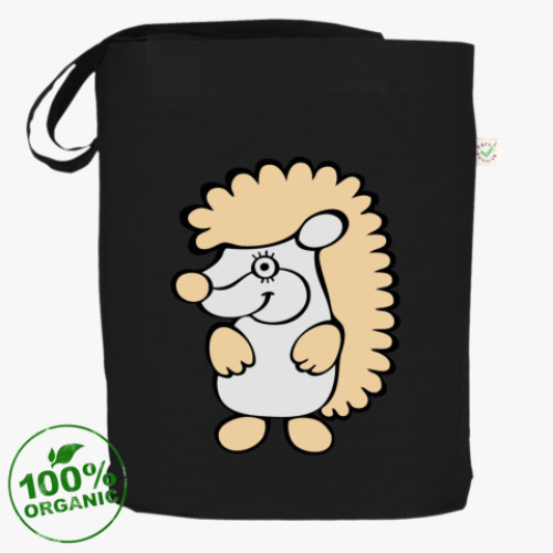 Сумка шоппер с принтом Ёжик