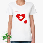 Женская футболка органик