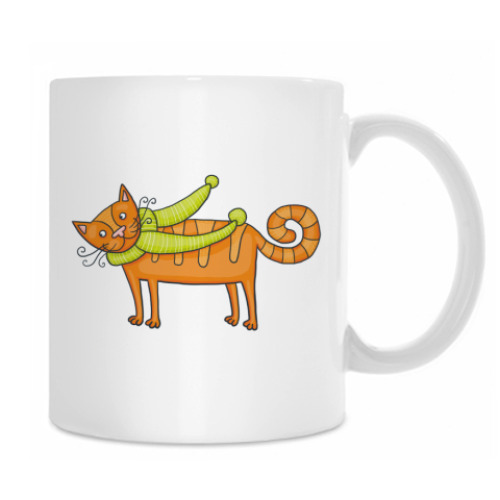 Кружка с принтом Котики