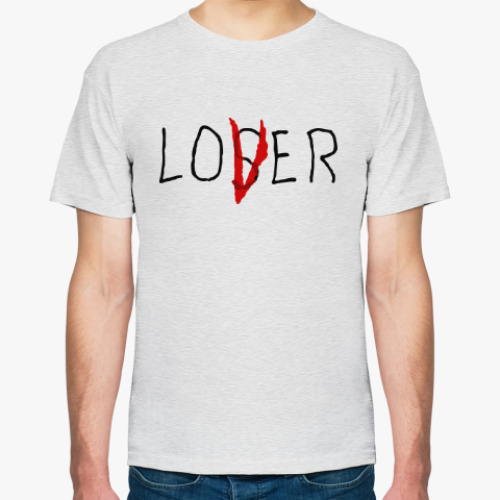 Футболка с принтом Loser / Lover