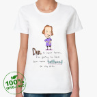 Женская футболка органик