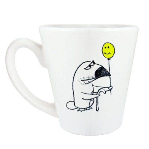 Чашка Латте с принтом ТуканоХаус