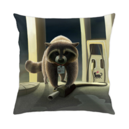 Подушка с принтом Бензинчику?