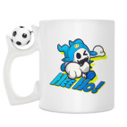 Кружка с футбольным мячиком