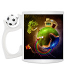 Кружка с футбольным мячиком