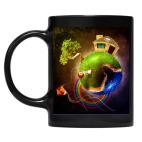 Кружка цветная UV-DTF