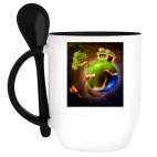 Кружка с ложкой