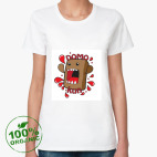 Женская футболка органик