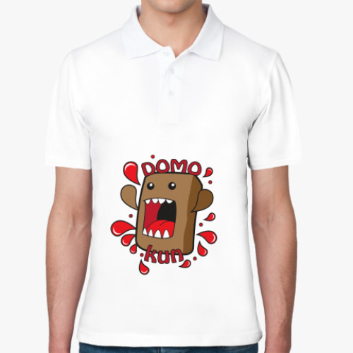 Рубашка поло с принтом Domo kun