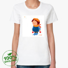 Женская футболка органик