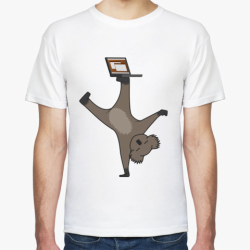 Футболка с принтом Karmic Koala