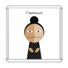 Магнит 6.5 x 6.5 см Flamenco