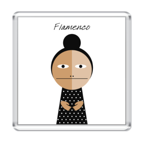 Магнит с принтом Flamenco
