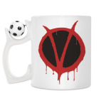 Кружка с футбольным мячиком