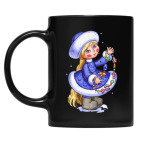 Кружка цветная UV-DTF