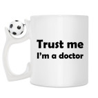 Кружка с футбольным мячиком