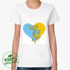 Женская футболка органик