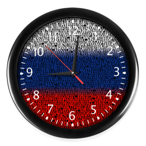 Часы с принтом Флаг России
