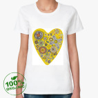 Женская футболка органик