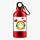 Металлическая бутылка 400 мл UV-DTF