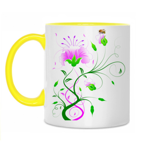 Кружка с принтом Нежность