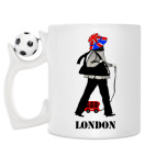 Кружка с футбольным мячиком