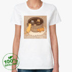 Женская футболка органик