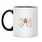 Кружка двухцветная