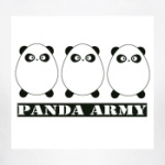 Panda Army white